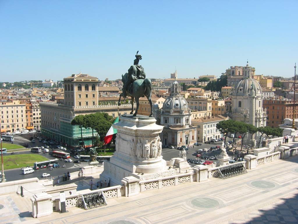 Ausblick Rom Il Vittoriano